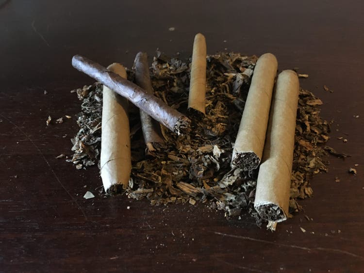 short filler-cigars on chop tobacco