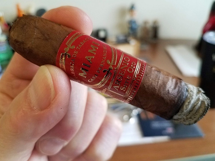 Casa Fernandez Miami Arsenio Oro cigar review aganorsa leaf nowsmoking GK