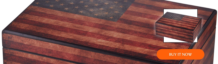 Best Father's day gift guide - Old Glory American Flag Humidor