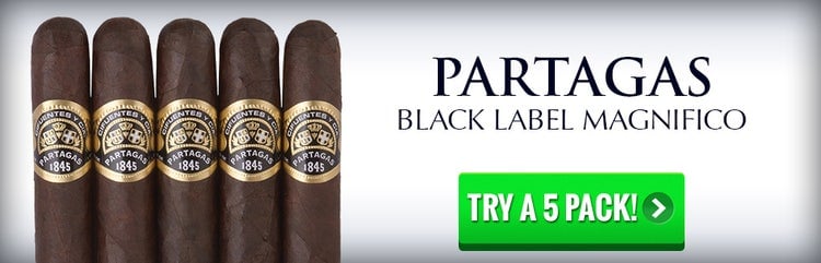 Partagas Black Label 5 pack