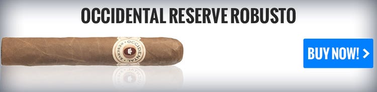 occidental reserve robusto mild cigars on sale