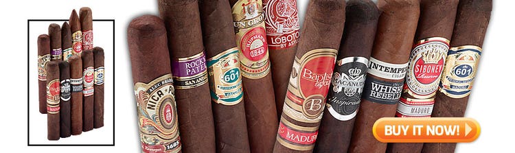 Top Rated Famous Smoke Shop exclusive cigars private label cigars sampler