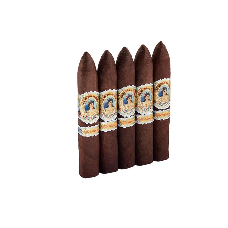 La Aroma de Cuba Mi Amor La Aroma De Cuba Mi Amor Belicoso 5 Pack Cigars at Cigar Smoke Shop