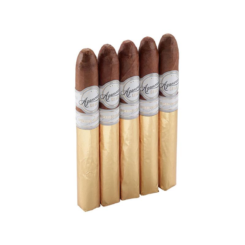 Aganorsa Leaf Signature Selection Signature Selection Belicoso 5PK Cigars at Cigar Smoke Shop