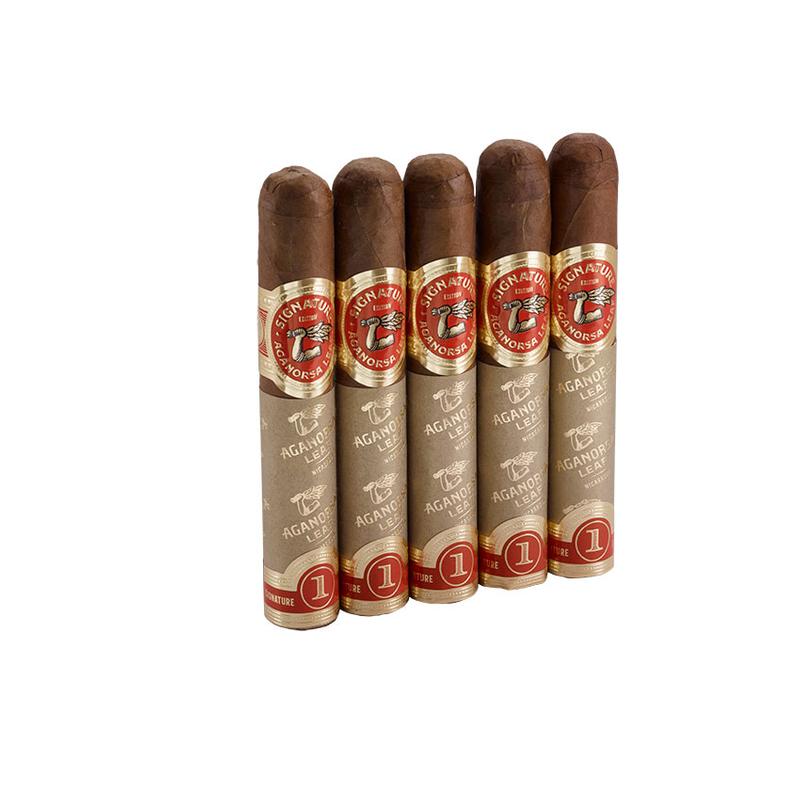 Aganorsa Leaf Signature Selection Signature Selection Robusto 5PK Cigars at Cigar Smoke Shop