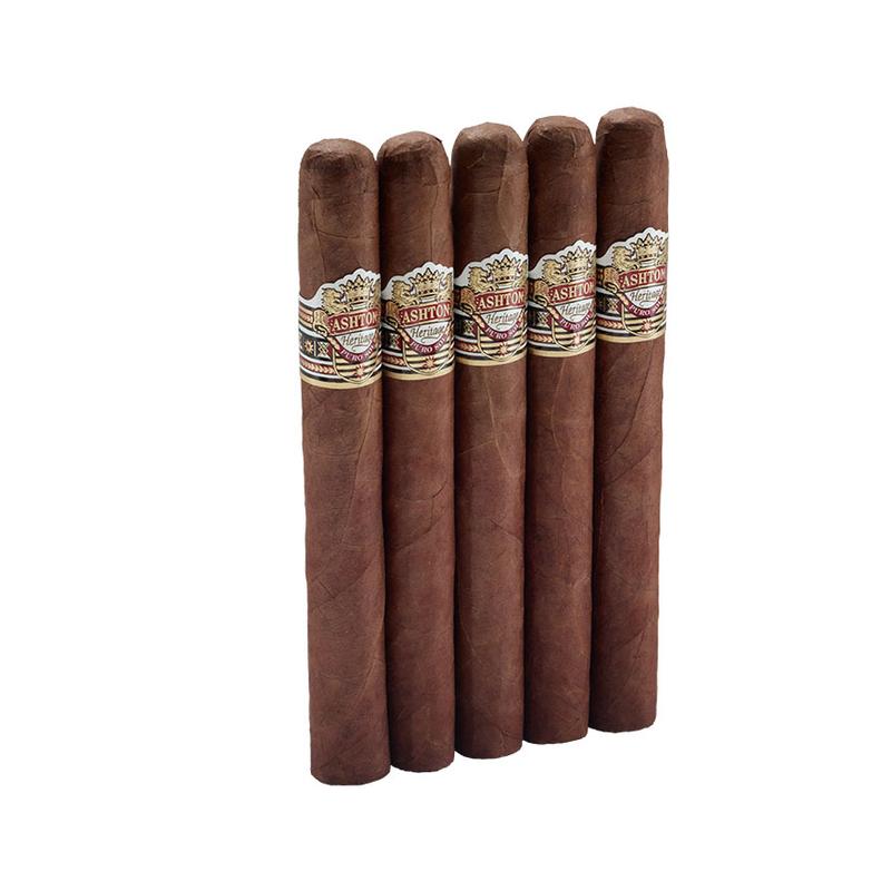 Ashton Heritage Puro Sol Double Corona 5 Pack Cigars at Cigar Smoke Shop