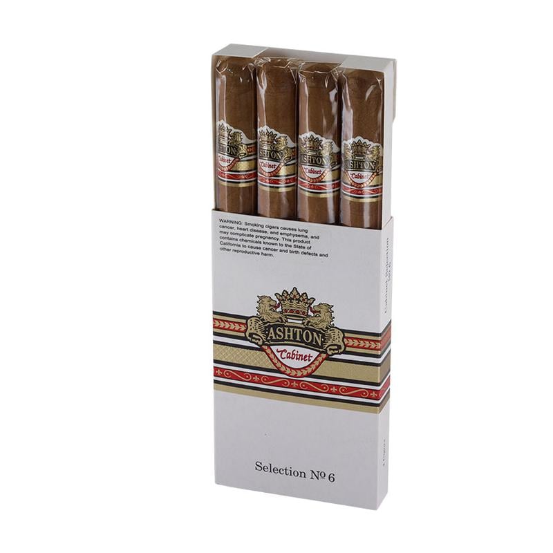 Ashton Cabinet Selection No. 6 4 Pack Cigars at Cigar Smoke Shop