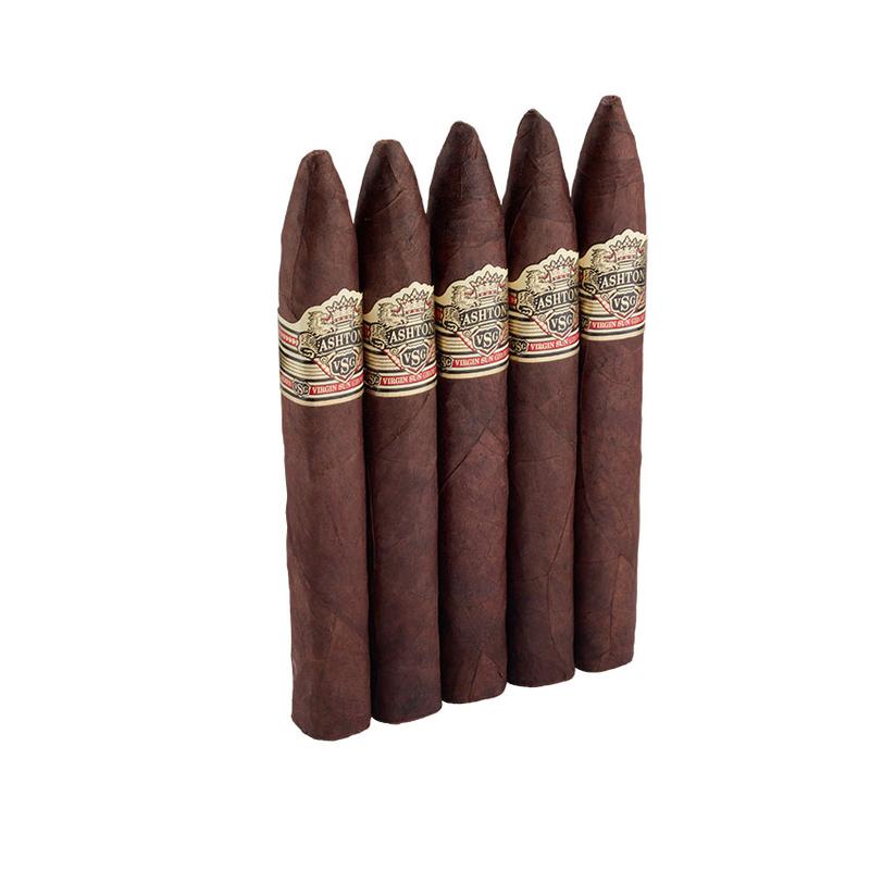 Ashton Virgin Sun Grown Torpedo 5 Pack Cigars at Cigar Smoke Shop