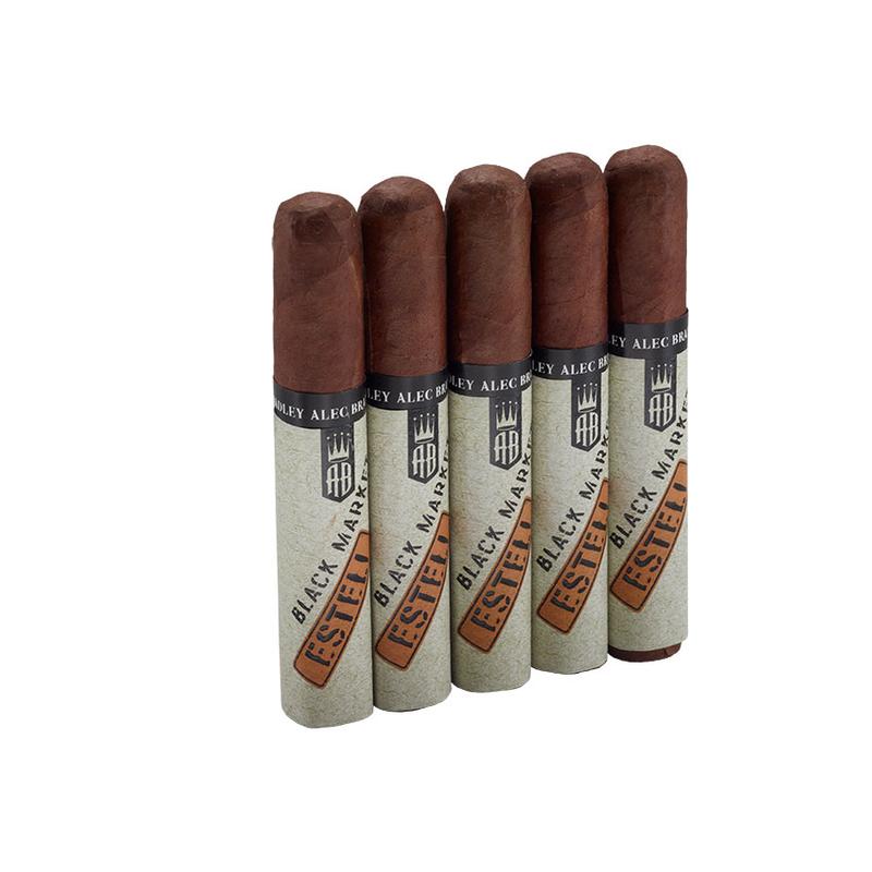 Alec Bradley Black Market Esteli Robusto 5 pack Cigars at Cigar Smoke Shop