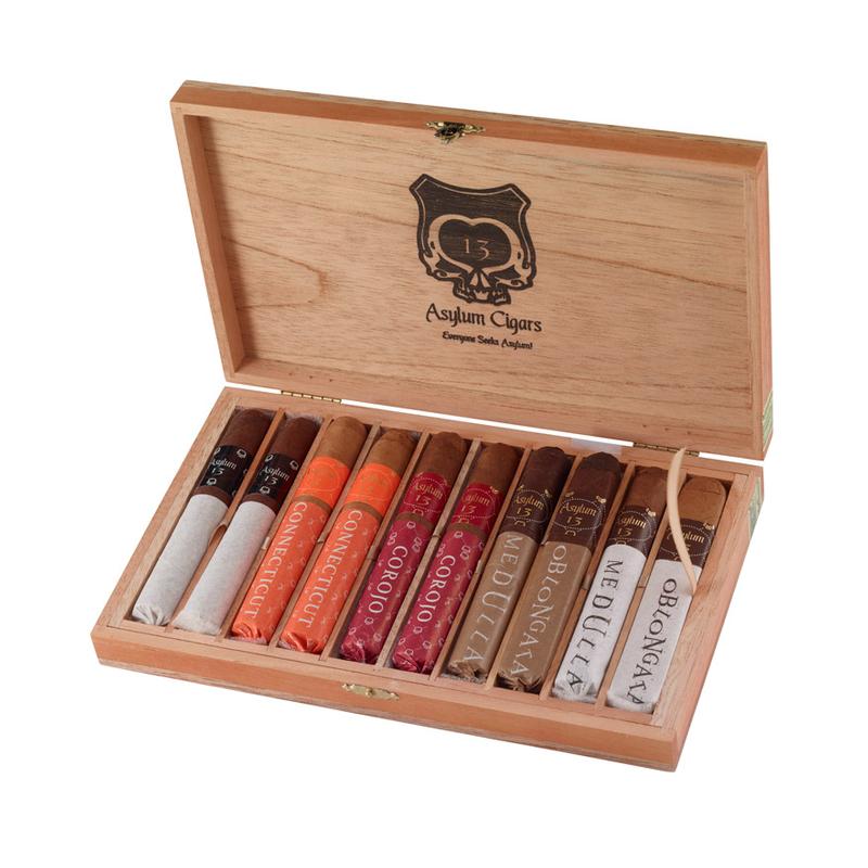 Best Of Cigar Samplers Asylum 10 Cigar Sampler Cigars at Cigar Smoke Shop