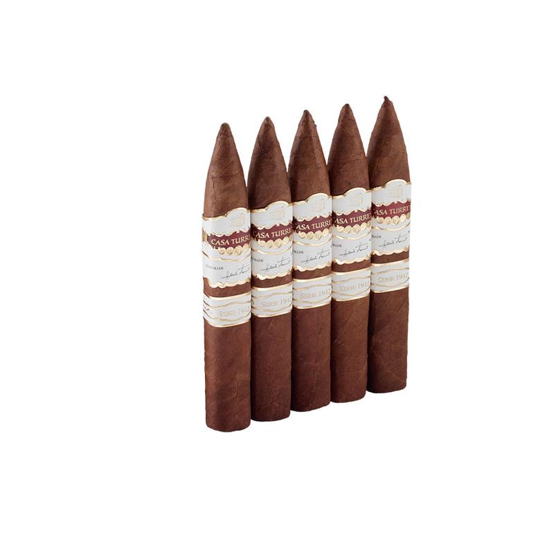 Casa Turrent Serie 1942 Torpedo 5PK Cigars at Cigar Smoke Shop
