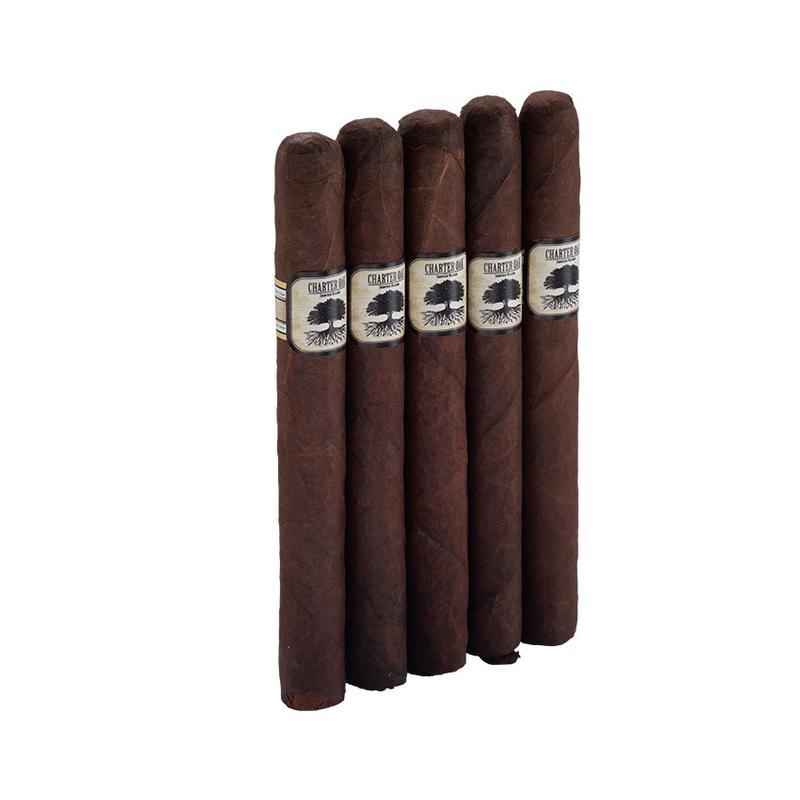 Charter Oak Lonsdale 5 Pack Cigars at Cigar Smoke Shop