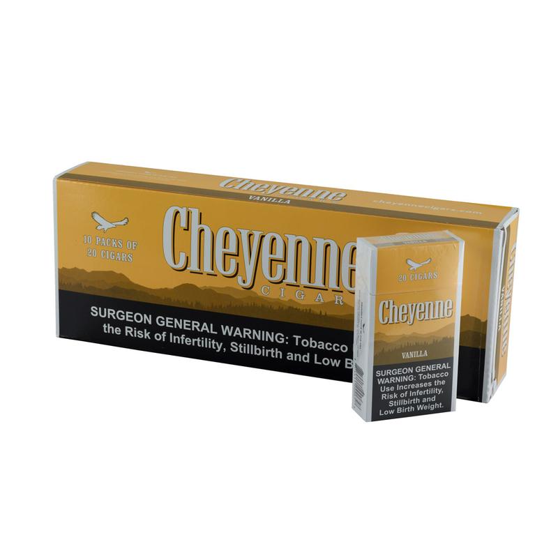 Cheyenne Vanilla Flavor 100s 10/20 Cigars at Cigar Smoke Shop