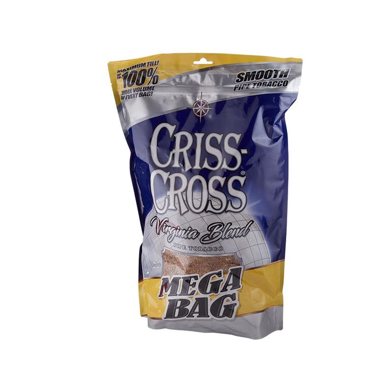 Criss Cross Mega Bag Smooth Pipe Tobacco 16 ounce