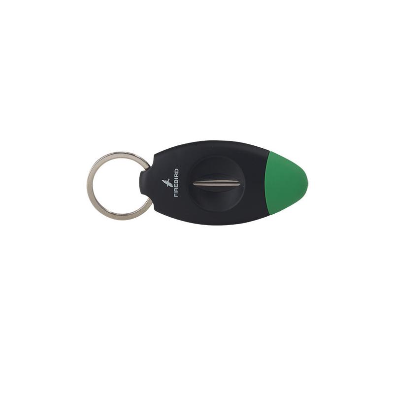 Firebird Cutters Firebird Viper V-Cutter With Key Ring Black/Green