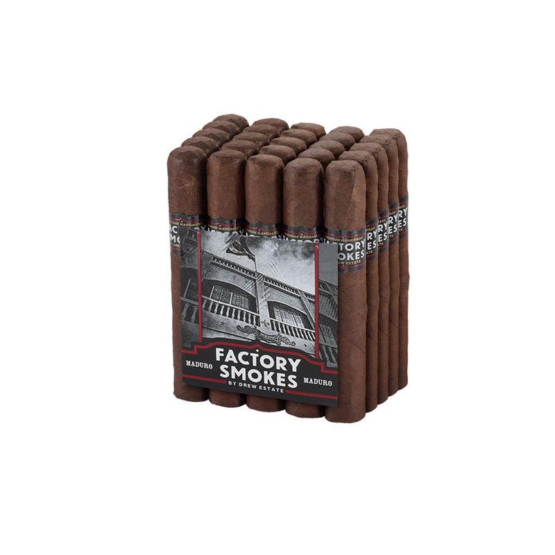 Factory Smokes Maduro By Drew Estate Factory Smokes Maduro Robusto Cigars at Cigar Smoke Shop