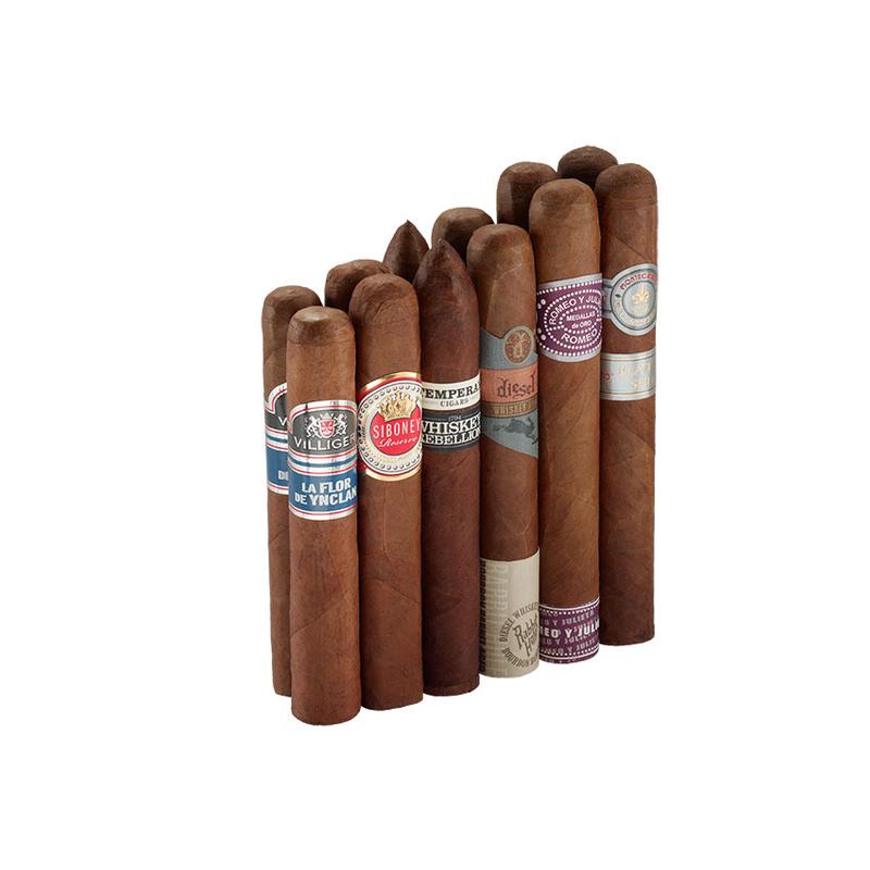 Famous Value Samplers 12 Medium Cigars No. 3