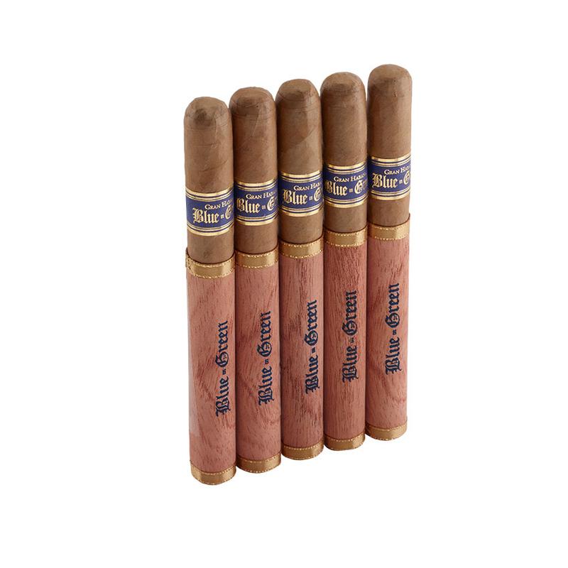 Gran Habano Blue In Green Churchill 5PK Cigars at Cigar Smoke Shop