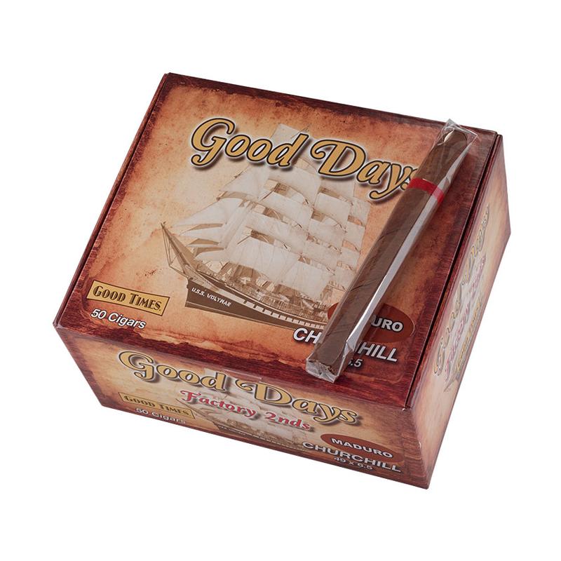 Good Days Factory Seconds Churchill Maduro Cigars at Cigar Smoke Shop