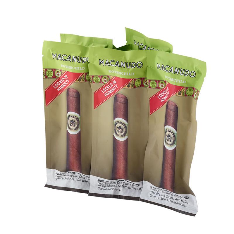 General Cigar Freshness Pack Macanudo Rothschild Freshness 6 Pack Cigars at Cigar Smoke Shop