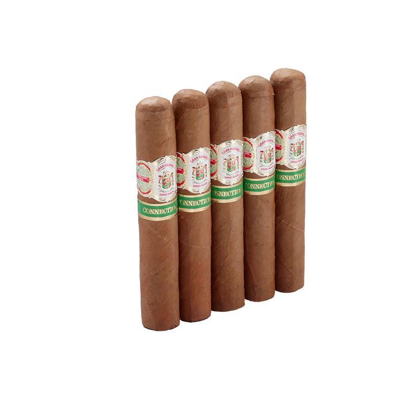 Gran Habano #1 Connecticut Robusto 5 Pack Cigars at Cigar Smoke Shop