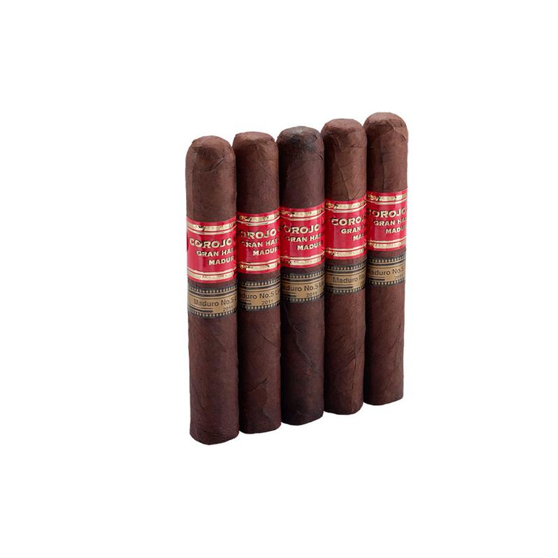 Gran Habano #5 Corojo Gran Habano Corojo No. 5 Robusto Maduro 5PK Cigars at Cigar Smoke Shop