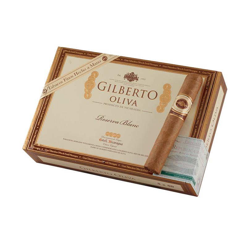 Gilberto Blanc Gilberto Oliva Reserva Blanc Robusto Cigars at Cigar Smoke Shop