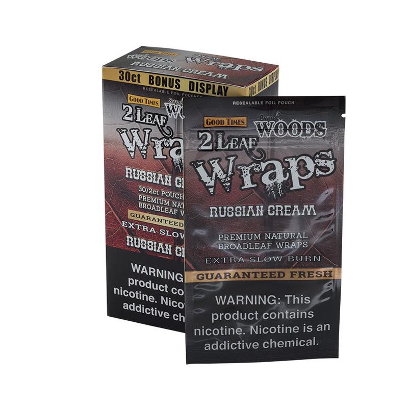 Good Times Sweet Woods Wraps Russian Cream 30/60