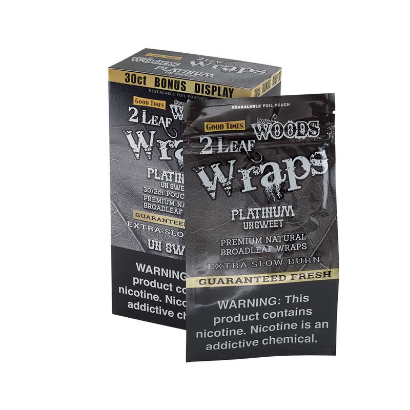 Good Times Sweet Woods Wraps Good Times Woods Wraps Unsweet 30/60
