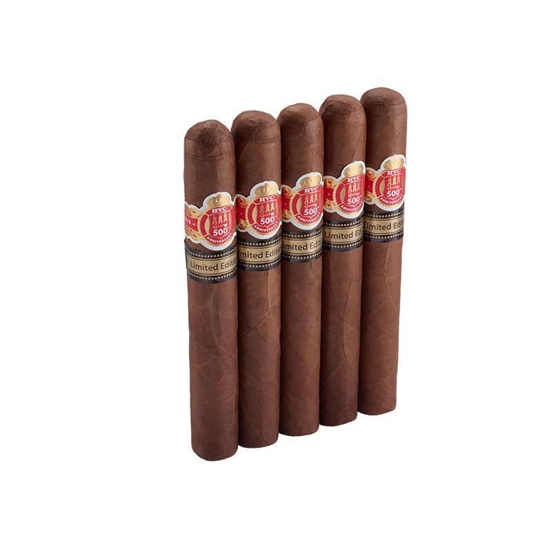 HVC 500 Years Anniversary Tesoros 5 Pack Cigars at Cigar Smoke Shop