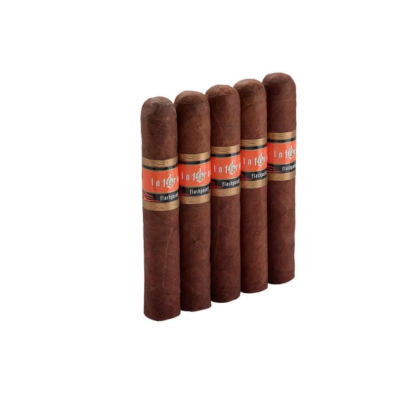 Inferno Flashpoint Robusto 5 Pack Cigars at Cigar Smoke Shop