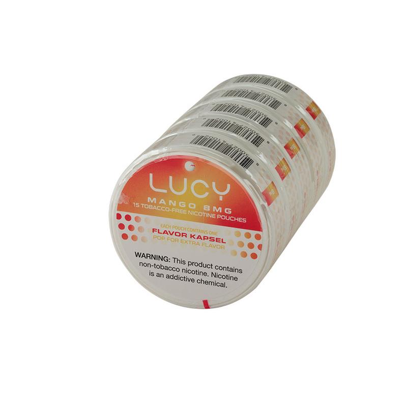 Lucy Kapsel Pouches Lucy Kapsel Pouch Mango 8mg 5 Tins