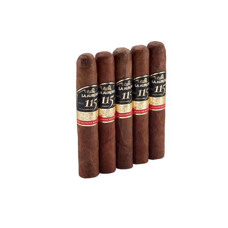 La Aurora 115th Anniversary Robusto 5 Pack Cigars at Cigar Smoke Shop