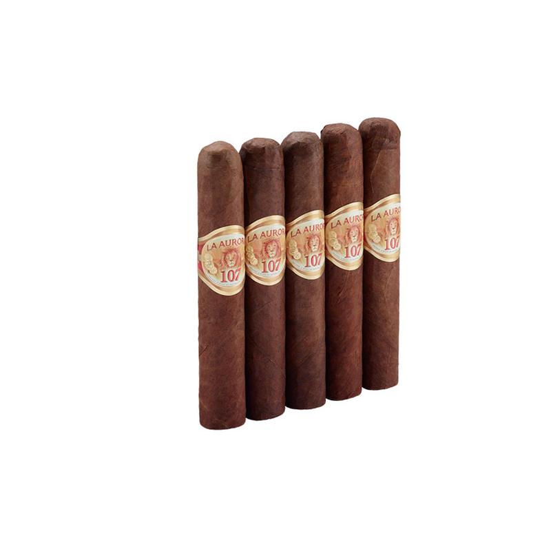La Aurora 107 Robusto 5 Pk Cigars at Cigar Smoke Shop