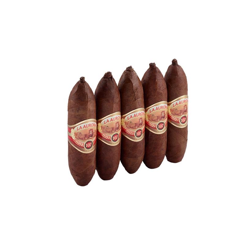 La Aurora 107 Zeppelin 5PK Cigars at Cigar Smoke Shop
