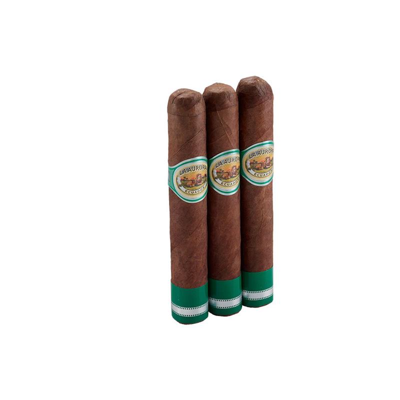 La Aurora Preferidos Emerald Ecuadorian Sungrown La Aurora Pref Emerald Rob 3PK Cigars at Cigar Smoke Shop