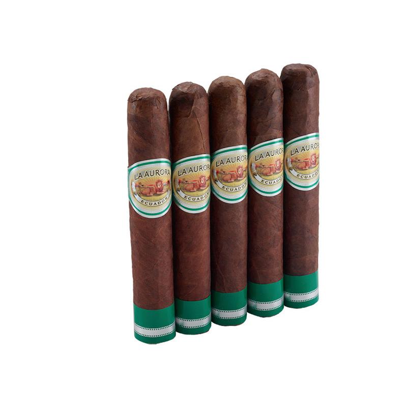 La Aurora Preferidos Emerald Ecuadorian Sungrown Toro 5 Pack Cigars at Cigar Smoke Shop