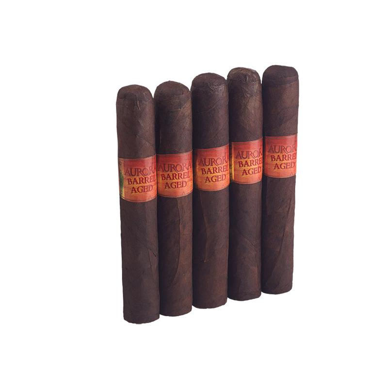 La Aurora Barrel Aged Robusto 5PK Cigars at Cigar Smoke Shop