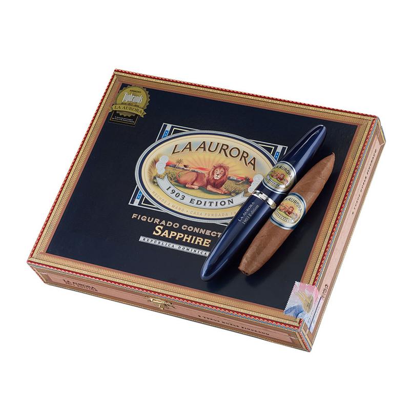 La Aurora Preferidos Sapphire Connecticut Shade #2 Tubes Cigars at Cigar Smoke Shop