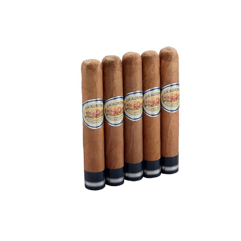 La Aurora Preferidos Sapphire Connecticut Shade La Aurora Preferidos Connecticut Toro 5 Pack Cigars at Cigar Smoke Shop