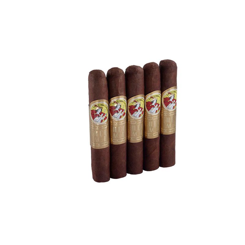 La Gloria Cubana Gilded Age Robusto 5 Pack Cigars at Cigar Smoke Shop