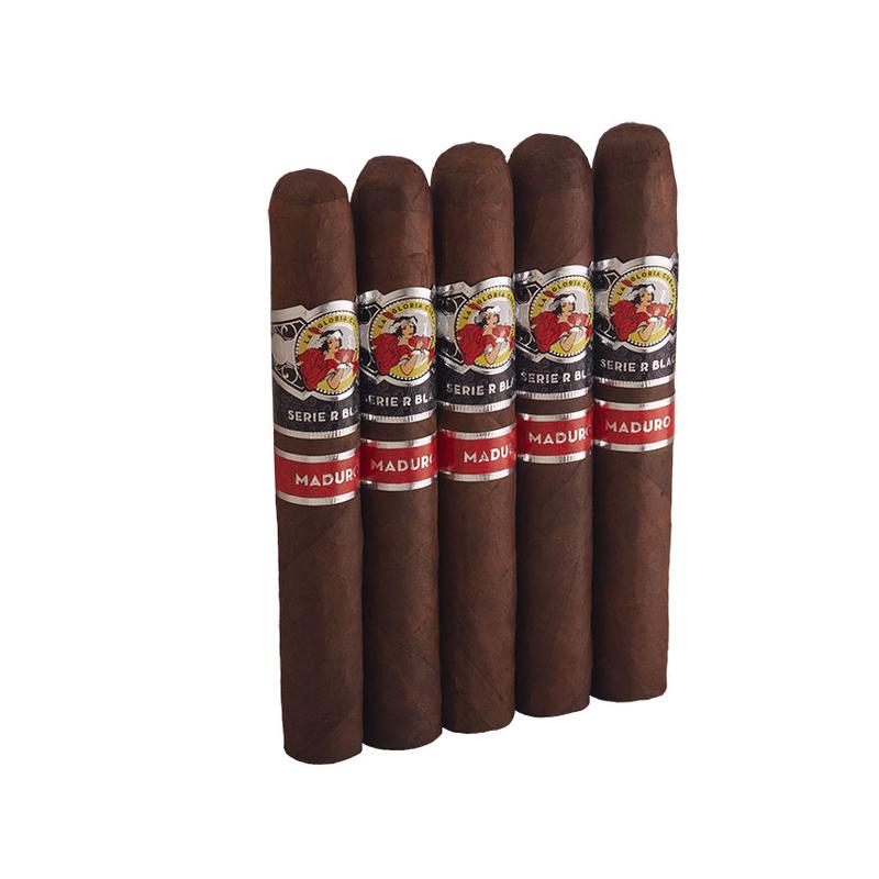La Gloria Cubana Serie R Black Maduro No. 54 5 Pack Cigars at Cigar Smoke Shop