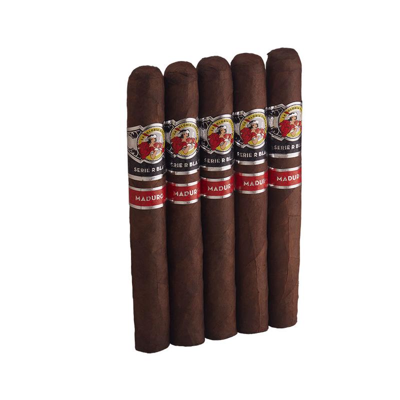 La Gloria Cubana Serie R Black Maduro No. 56 5 Pack Cigars at Cigar Smoke Shop