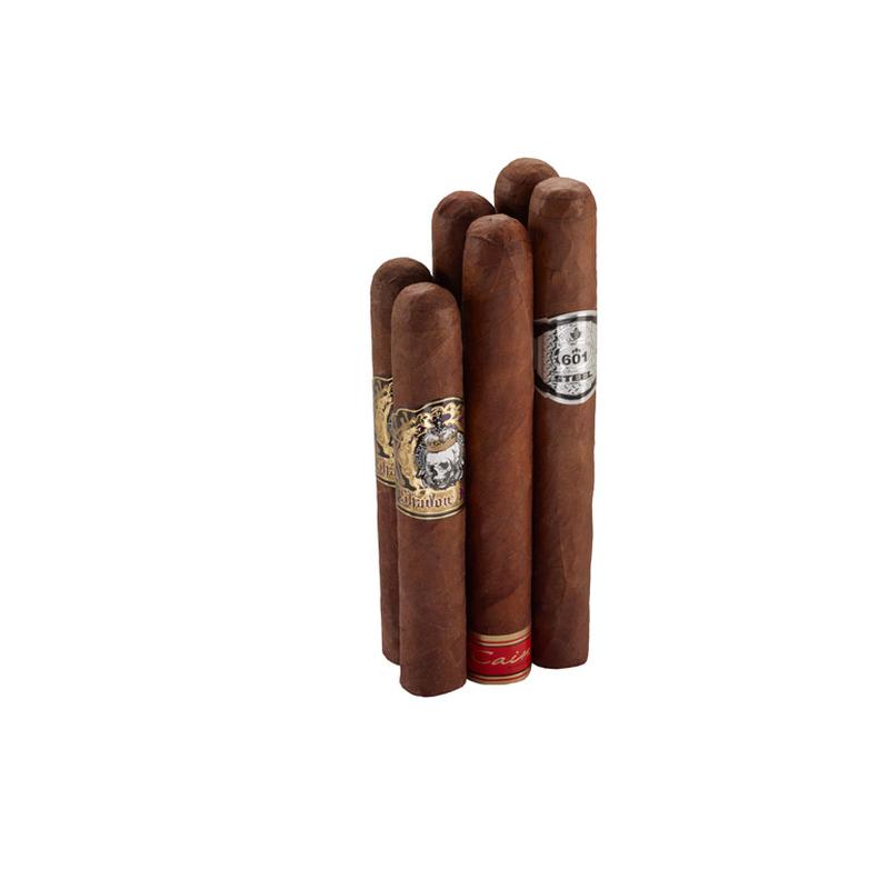 Liquidation Samplers Full Body 6 Pack No. 10 (3x2) Cigars at Cigar Smoke Shop