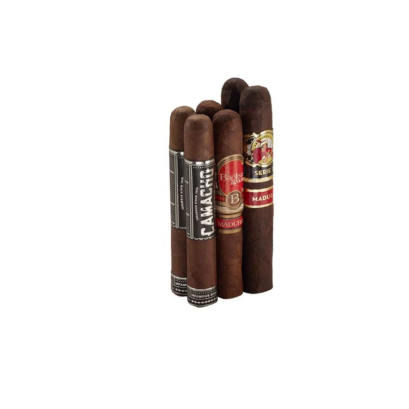 Liquidation Samplers Full Body 6 Pack No. 5 (3x2) Cigars at Cigar Smoke Shop