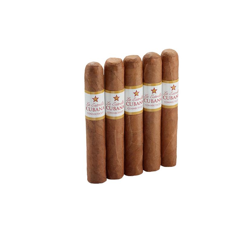 La Estrella Cubana Connecticut Robusto 5 Pack Cigars at Cigar Smoke Shop