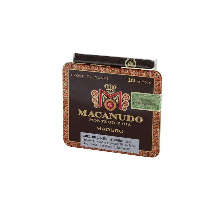Macanudo Maduro Ascot (10) Cigars at Cigar Smoke Shop