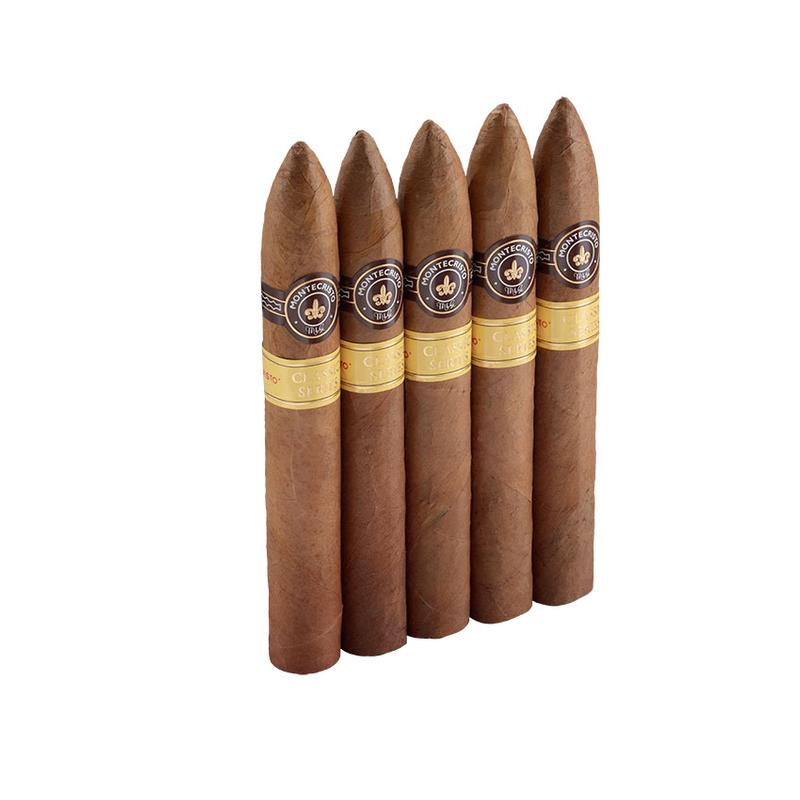 Montecristo Classic No. 2 Box Pressed 5 Pack Cigars at Cigar Smoke Shop