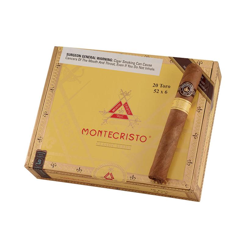 Montecristo Classic Toro Cigars at Cigar Smoke Shop