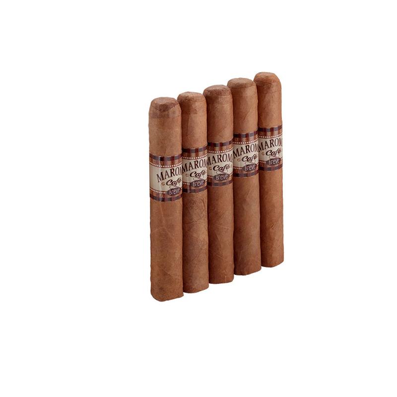 Maroma Cafe Breve Robusto 5 Pack Cigars at Cigar Smoke Shop
